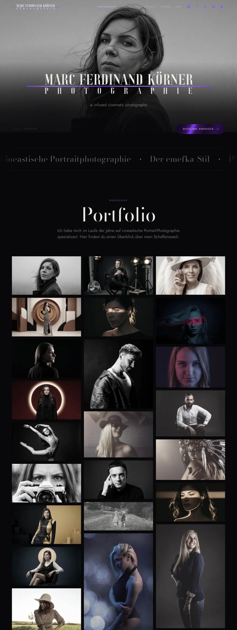 Portfolio-Website marcferdinandkoerner.de